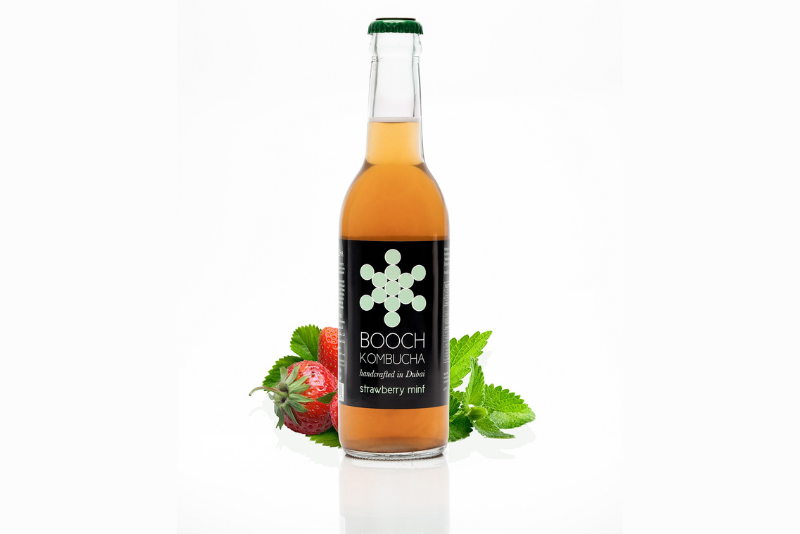 Booch Kombucha - Strawberry Mint