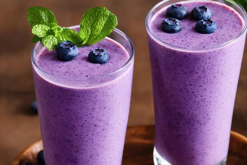 Luscious Blueberry Smoothie