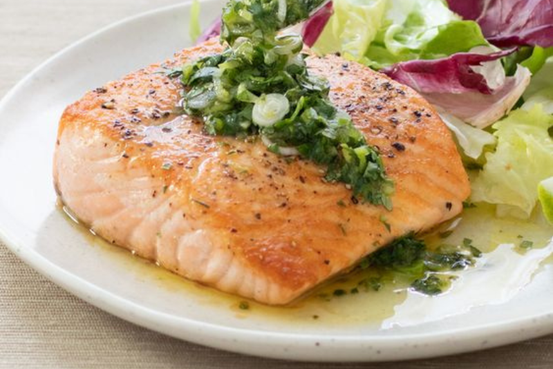 Baked Salmon Cilantro